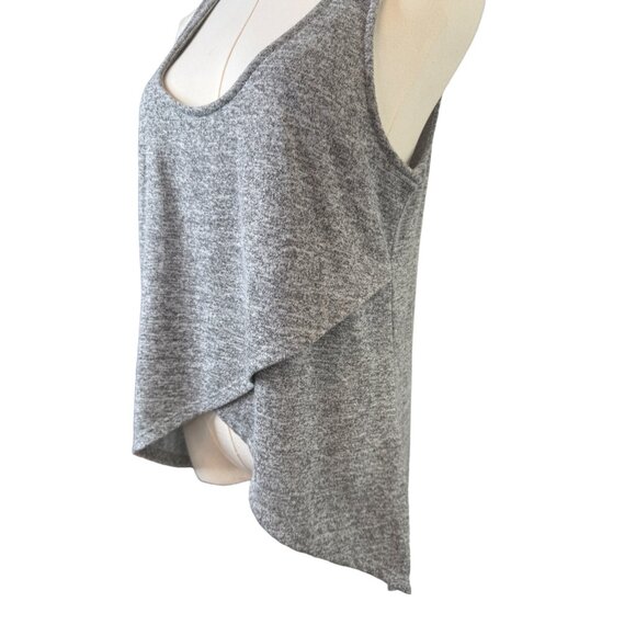 2/$25 Express One Eleven Gray Asymmetrical Hem Tank Top Size M - Picture 8 of 14
